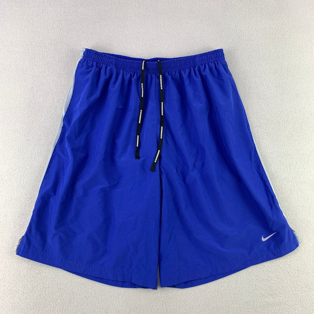 Nike Running Shorts Mens Large Blue Athletic Lightweight Performance Gym